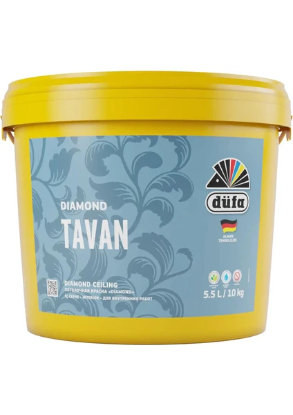 Diamond Mat Tavan Boyası Beyaz 10 kg