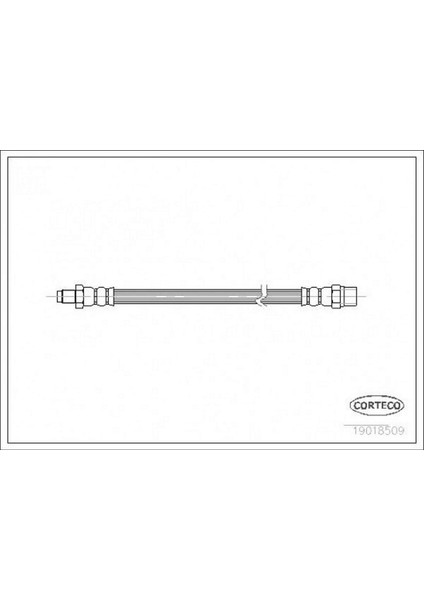 Fren Hortumu Arka Mercedes W201 W202 W124 W126 W140 R129 42058