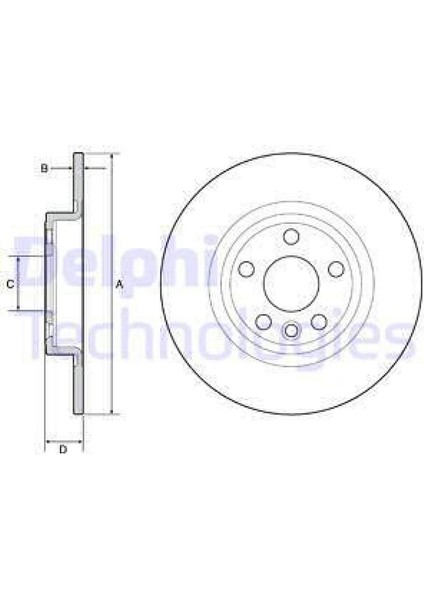 Fren Diski Arka Kaplamali Discovery Sport 14 Jaguar Xf Ii X260 15 Xe X760 15 E-Pace X540 17 42058