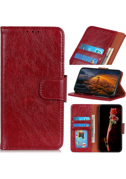 Honor X8B Için Nappa Dokulu Pu Kılıf (Yurt Dışından)