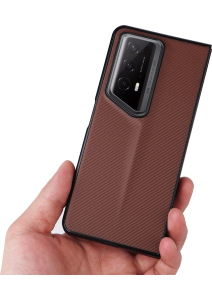 Honor Magic V2 Rsr Porsche Design Için Deri Pc Telefon Kılıfı (Yurt Dışından)