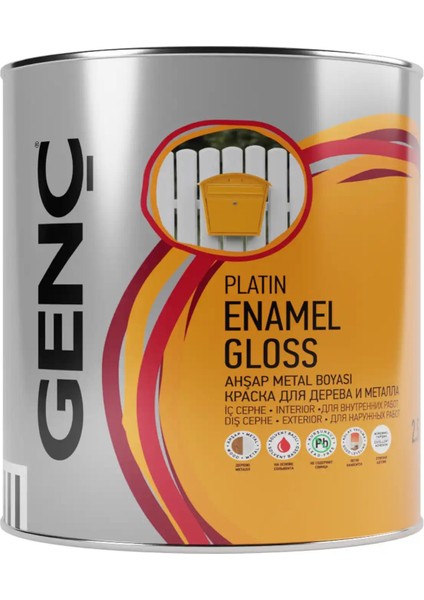 Sentetik Parlak Ahşap Metal Boyası 5167 Boncuk Mavi 2.5 l