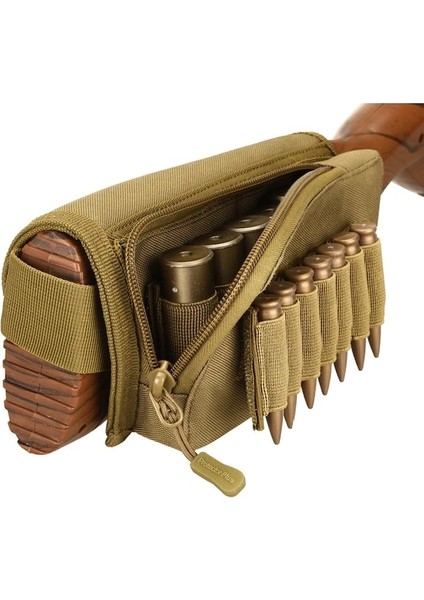 105 Siyah-Taktik Çok Fonksiyonlu Av Tüfeği Buttstock Paketi Çanta Şarjör Bandolier Yanak Pedi Dinlenme Kabuk Mag Cephane Kese Cep (Yurt Dışından) fırsatları