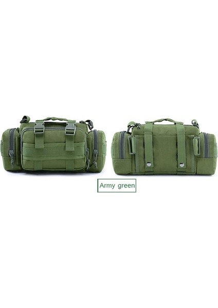 Diğer-Ordu Yeşil Açık Çok Fonksiyonlu Kameral Omuz Çantası Askeri Taktik Bel Çantası Su Geçirmez Yürüyüş Kamp Trekking Bisiklet Sling Çanta (Yurt Dışından)