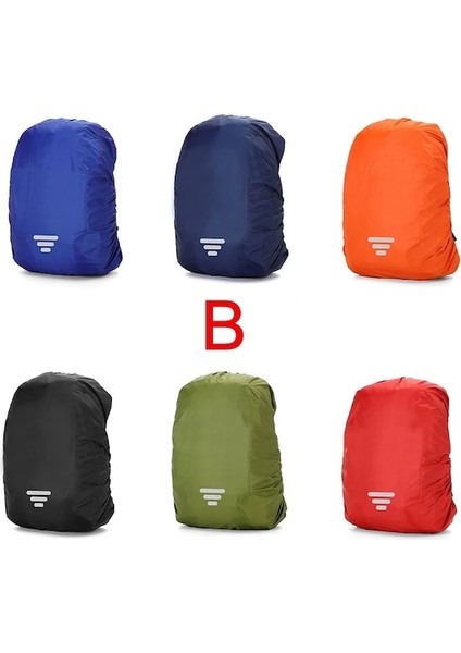 Other-B Siyah Yağmur Kapağı Sırt Çantası Yansıtıcı 25L 35L 45L 60L Su Geçirmez Çanta Moda Taktik Açık Kamp Yürüyüş Tırmanma Toz Yağmurluk (Yurt Dışından) indirimleri