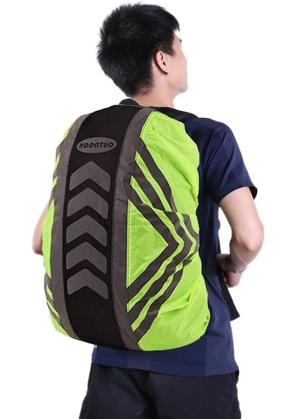 Turuncu-Yağmur Kapak Sırt Çantası Yansıtıcı Su Geçirmez Toz Geçirmez Spor Çanta Kapak Açık Seyahat Yürüyüş Tırmanma Sırt Çantası Yağmur Geçirmez Kapak Yeni (Yurt Dışından) fırsatları
