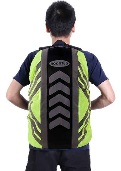 Turuncu-Yağmur Kapak Sırt Çantası Yansıtıcı Su Geçirmez Toz Geçirmez Spor Çanta Kapak Açık Seyahat Yürüyüş Tırmanma Sırt Çantası Yağmur Geçirmez Kapak Yeni (Yurt Dışından) indirimleri