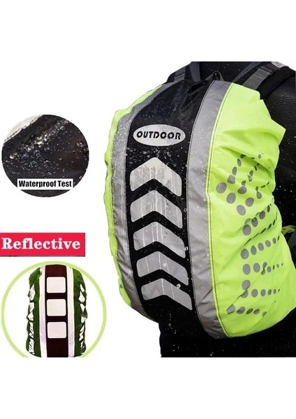 Diğer-Kırmızı 1 Yağmur Kılıfı Sırt Çantası Yansıtıcı Su Geçirmez Toz Geçirmez Spor Çanta Kılıfı Açık Hava Seyahat Yürüyüş Tırmanma Sırt Çantası Yağmur Geçirmez Kapak (Yurt Dışından)