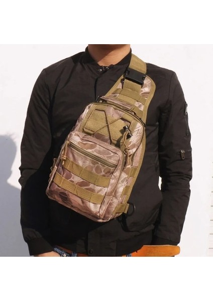 Yeşil-Açık Askeri Taktik Sling Spor Seyahat Göğüs Çantası Omuzdan Askili Çanta Erkekler Kadınlar Için Crossbody Çanta Yürüyüş Kamp Ekipmanları (Yurt Dışından) fırsatları