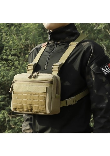 Haki-Taktik Yelek Çanta Erkek Mikro Doğa Sporları Göğüs Çantası Askeri Eğitim Göbek Kılıfı Kamp Sırt Çantası Avcılık Aksesuarları X588A (Yurt Dışından) modelleri