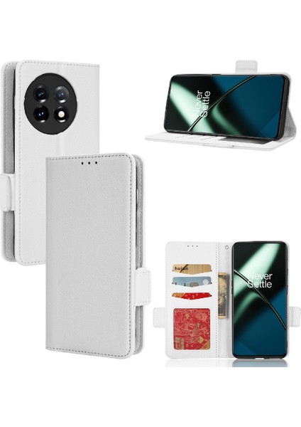Oneplus 11R 5g Için Kılıf Pu Deri Cüzdan Kart Yuvaları Tutucu Manyetik Yan (Yurt Dışından)