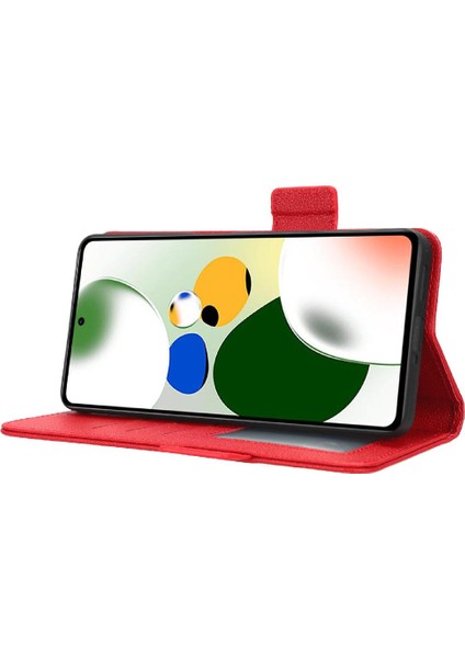 Xiaomi Poco X5 Pro 5g Manyetik Kart Yuvaları Tutucu Pu Deri Yan (Yurt Dışından)