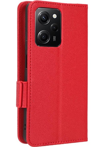 Xiaomi Poco X5 Pro 5g Manyetik Kart Yuvaları Tutucu Pu Deri Yan (Yurt Dışından)