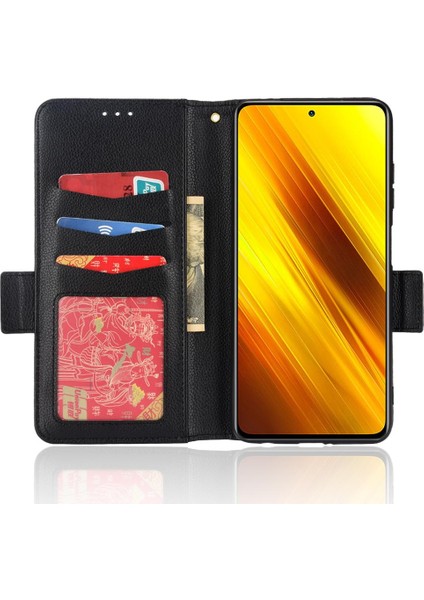 Xiaomi Poco X3/x3 Pro/x3 Nfc Cüzdan Yan Toka Kart Yuvaları Tutucu (Yurt Dışından)