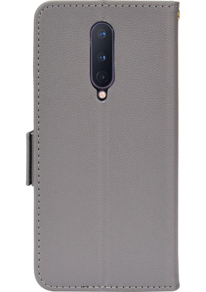 Oneplus 8 Kart Yuvaları Için Kılıf Tutucu Yan Toka Cüzdan Manyetik Pu Deri (Yurt Dışından)