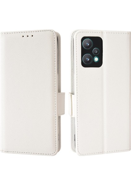 Oneplus Nord Ce2 Lite 5g Için Kılıf Yan Toka Cüzdan Pu Deri Kart Yuvaları (Yurt Dışından)