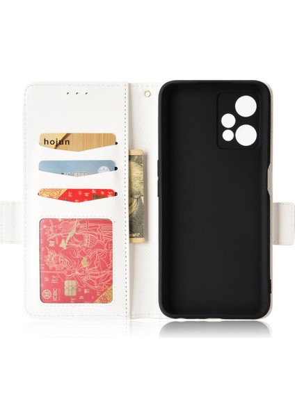 Oneplus Nord Ce2 Lite 5g Için Kılıf Yan Toka Cüzdan Pu Deri Kart Yuvaları (Yurt Dışından)