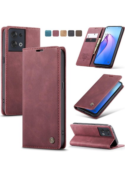 Oppo Oppo 8 5g Manyetik Kapatma Için Flip Case Darbeye Çevir Folio Kitap (Yurt Dışından) fiyatları