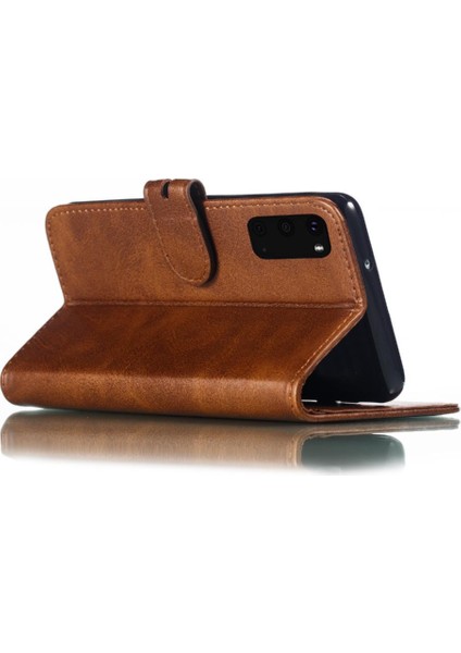 Samsung Galaxy S20 Için Cüzdan Durumda Tüm Yuvarlak Koruma Kabartmalı Kart (Yurt Dışından) modelleri