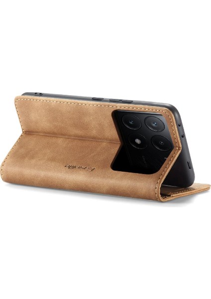 Xiaomi Poco X6 Pro 5g Flip Için Flip Case Folio Kitap Kılıf Kart Yuvası Kapatma (Yurt Dışından)