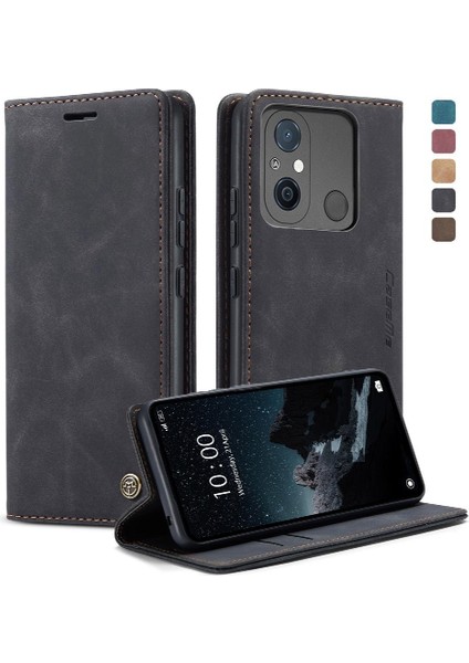 Xiaomi Redmi Için Flip Case 11A 4g Kılıf Kart Yuvası Kickstand Flip Folio Kitap (Yurt Dışından)