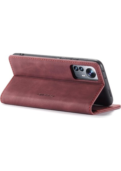 Xiaomi 12 Pro Için Flip Case Manyetik Kapatma Darbeye Çevir Folio Kitap (Yurt Dışından)
