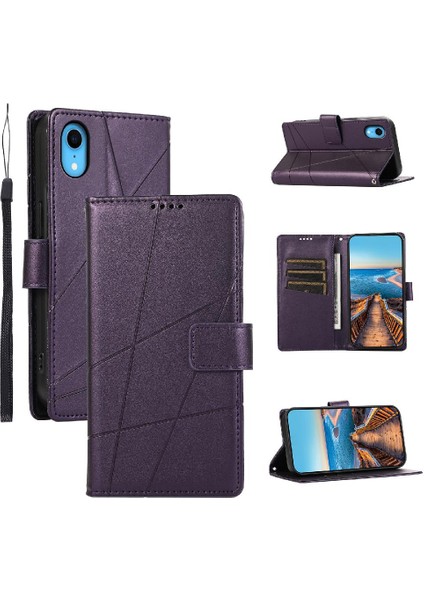 Iphone Xr Üç Kart Yuvaları Için Flip Case Kickstand Darbeye Şok (Yurt Dışından)