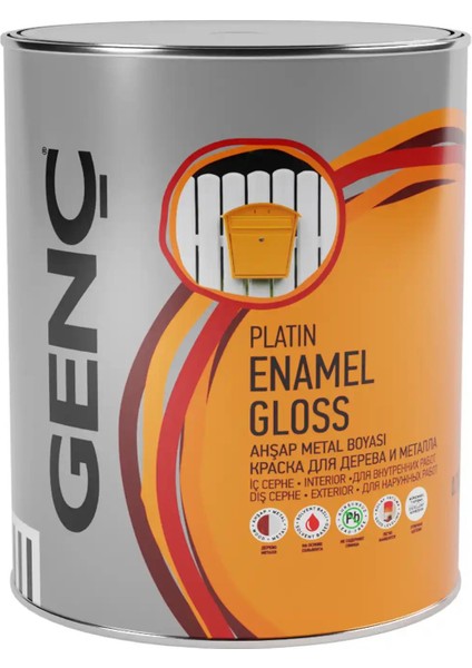 Sentetik Parlak Ahşap Metal Boyası 8926 Açık Kahve 0.75 l