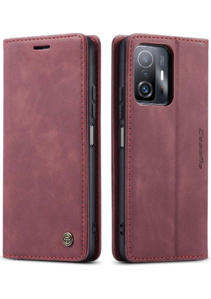 Xiaomi 11T Için Flip CASE/11T Pro Flip Folio Kitap Vintage Pu Deri Cüzdan (Yurt Dışından)