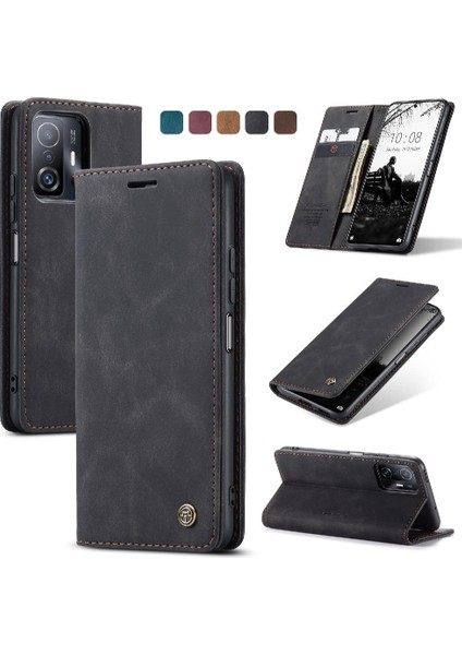 Xiaomi 11T Için Flip CASE/11T Pro Flip Folio Kitap Vintage Pu Deri Cüzdan (Yurt Dışından)