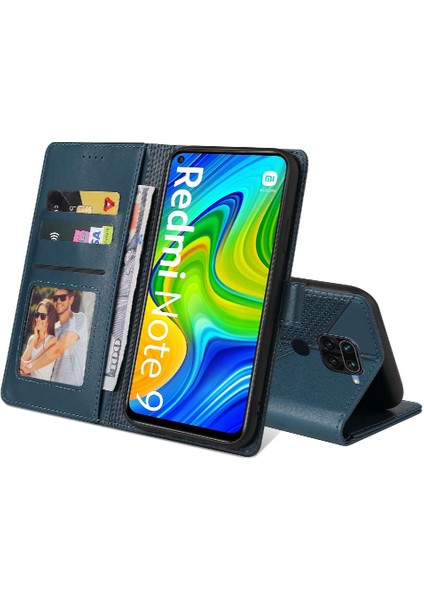 Xiaomi Redmi Not 9 Için Flip Case 4g Kickstand Darbeye 4 Köşe Üç (Yurt Dışından)