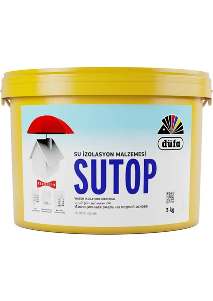 Sutop Su Kesici Boya Beyaz 3 Kg