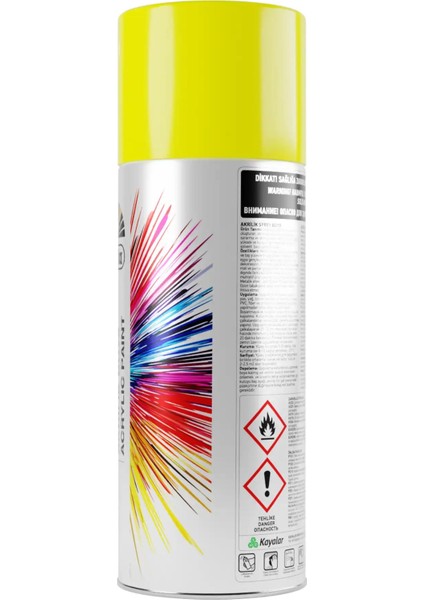 Floresan Sprey Boya 0516 Floresan Sarı 400 ml fırsatları