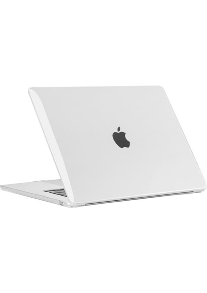 Apple Macbook Air 15" 2024 M3 M2 A3114 A2941 Kılıf Kristal Ön Arka Şeffaf Kapak