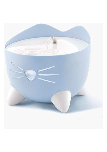 Pixi Fountain LED Seviye Göstergeli Otomatik Kedi Su Sebili 2 Lt Mavi