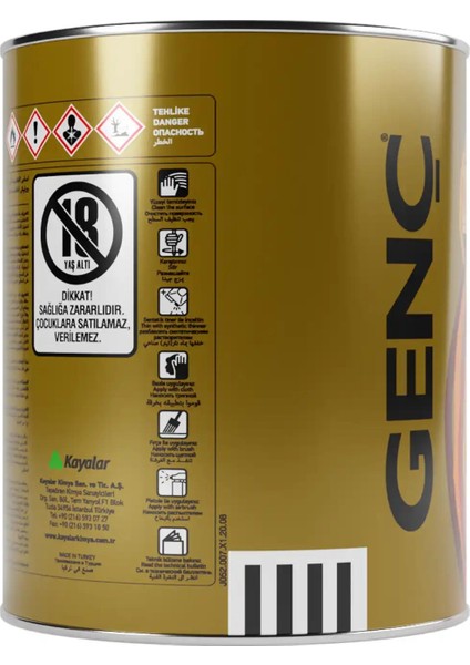 Renkli Ahşap Vernik 8955 Fındık 0.75 l