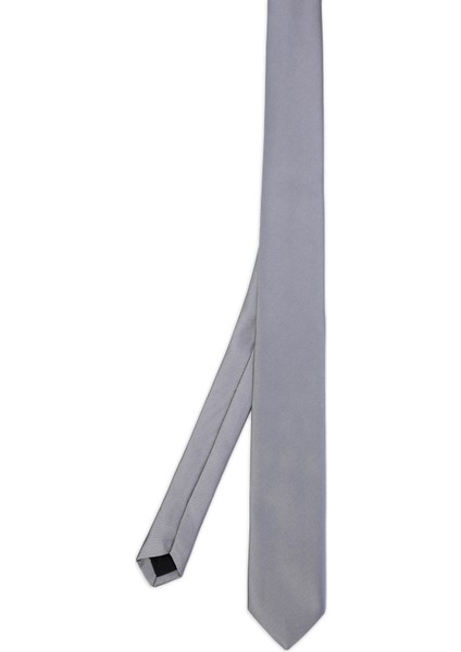 Gri Düz Klasik Micro Kravat fiyatları