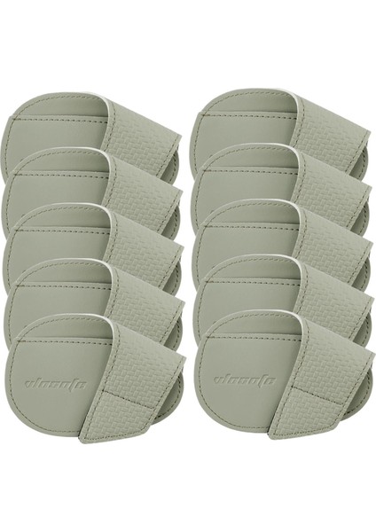 10X Golf Headcovers Pu In Hediye Golf Kapakları Yeşil (Yurt Dışından)