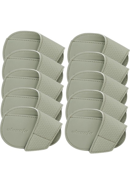 10X Golf Headcovers Pu In Hediye Golf Kapakları Yeşil (Yurt Dışından) indirimleri