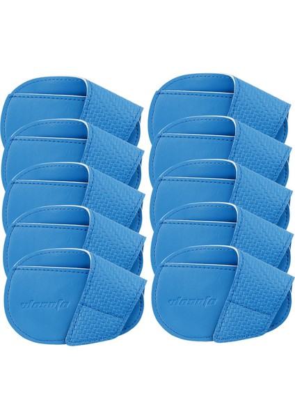 10X Golf Headcovers Pu In Hediye Golf Kapakları Mavi (Yurt Dışından)