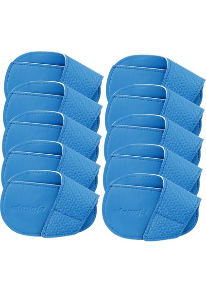 10X Golf Headcovers Pu In Hediye Golf Kapakları Mavi (Yurt Dışından)