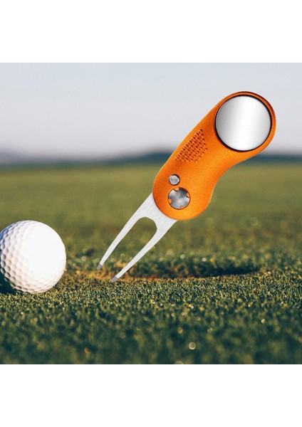 Katlanır Golf Çatal Hizalama I Putt Parter Golf Işaretleyici Turuncu (Yurt Dışından) indirimleri