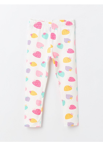Lcw Baby Beli Lastikli Baskılı Kız Bebek Tayt