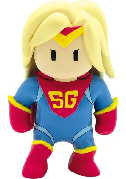 Stumble Guys Seri 1 - 3D Mini 3 Lü Figür Seti - 3 Adet Mr Stumble Super Gal Dynamitron - 5 cm