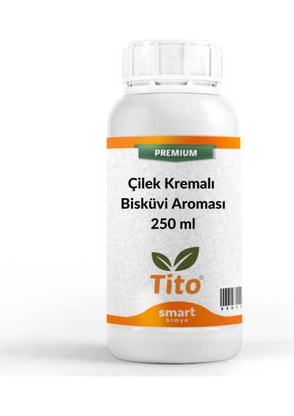 Premium Çilek Kremalı Bisküvi Aroması 250 ml