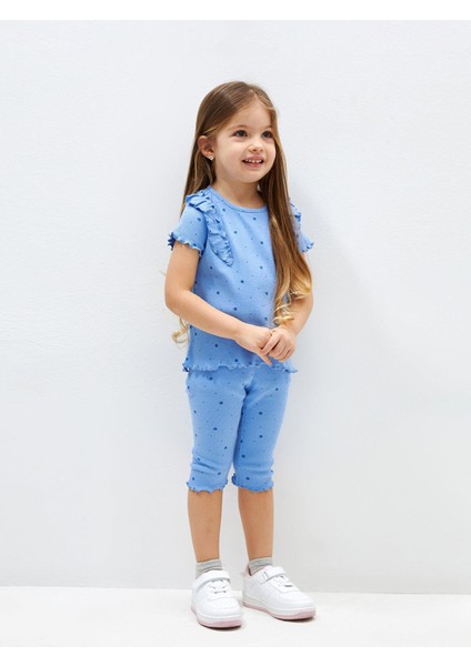 Lcw Baby Beli Lastikli Desenli Kız Bebek Tayt