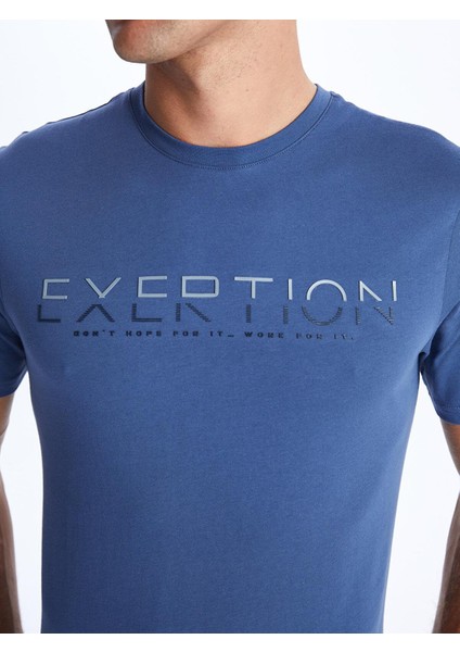 Lcwaıkıkı Classic Bisiklet Yaka Kısa Kollu Baskılı Penye Erkek Tişört fırsatları