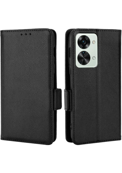 Oneplus Nord 2t 5g Için Kılıf Cüzdan Manyetik Yan Toka Kart Yuvaları Tutucu (Yurt Dışından)