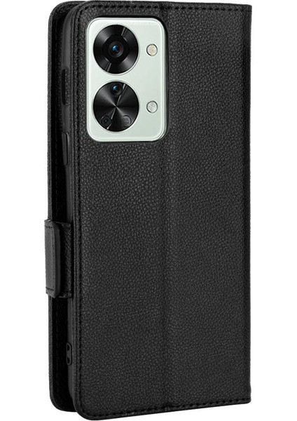 Oneplus Nord 2t 5g Için Kılıf Cüzdan Manyetik Yan Toka Kart Yuvaları Tutucu (Yurt Dışından)