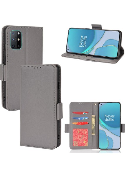Oneplus 8t Manyetik Cüzdan Yan Toka Pu Deri Kart Yuvaları Için Kılıf (Yurt Dışından) modelleri